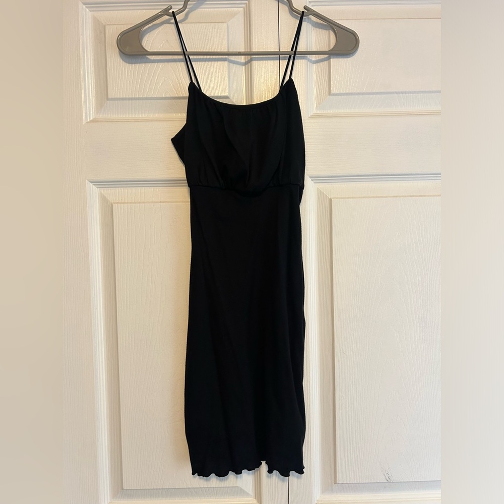TIGHT BLACK MINI DRESS